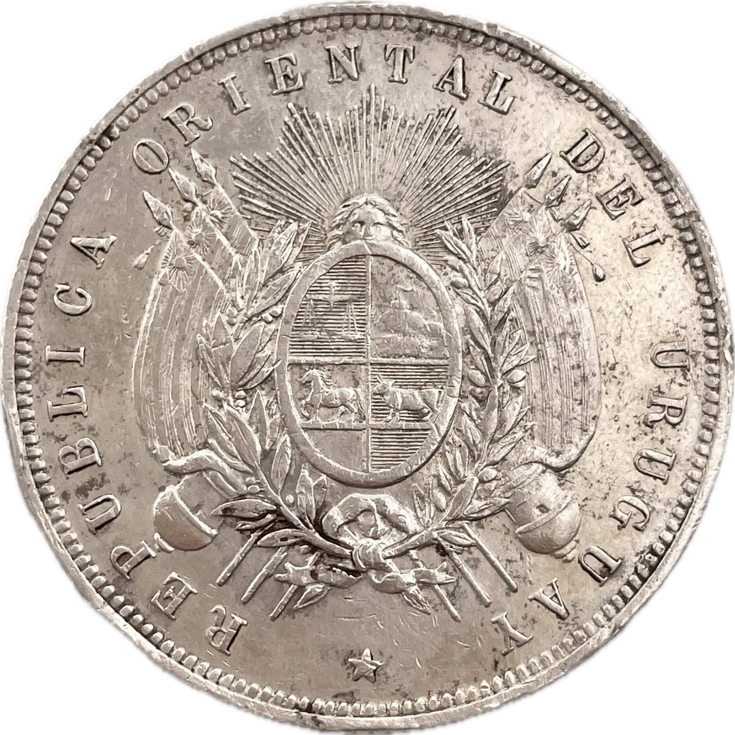 Uruguay - 1877 - 1 Peso