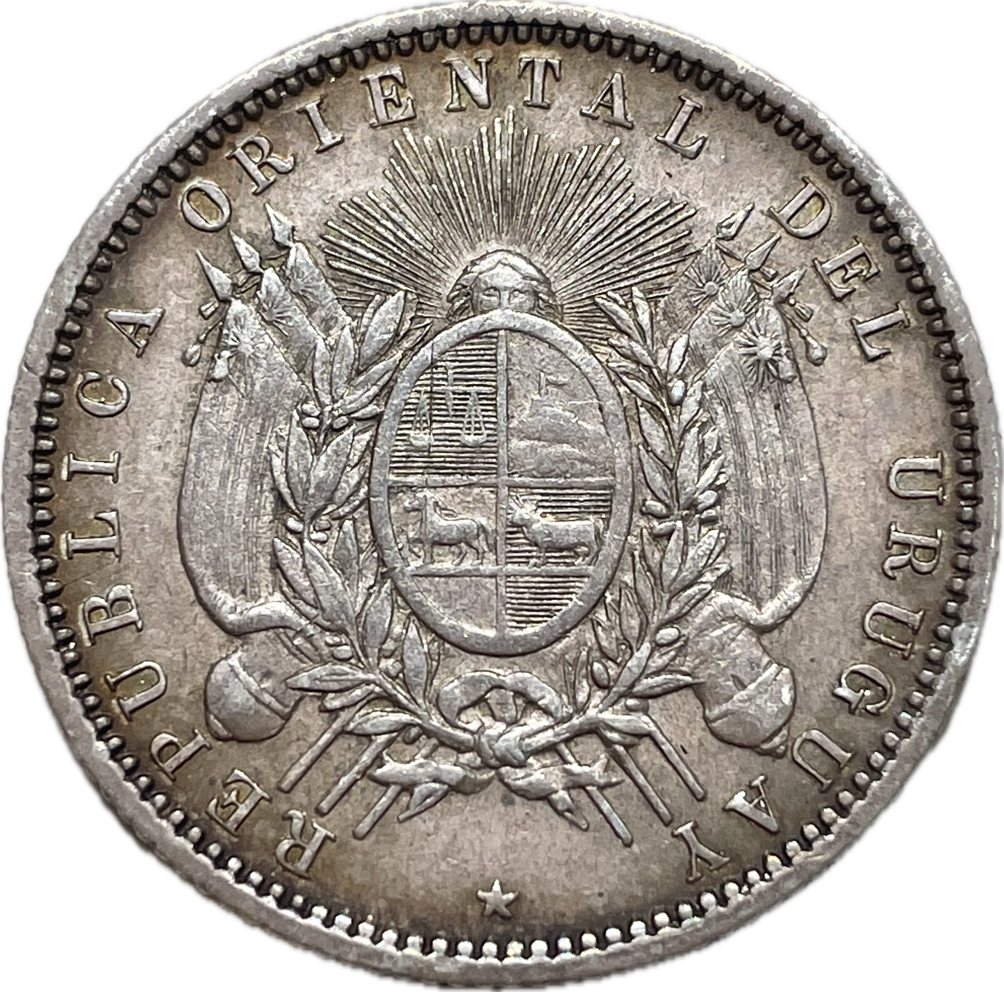Uruguay - 1877 - 20 Centésimos - Sin Circular