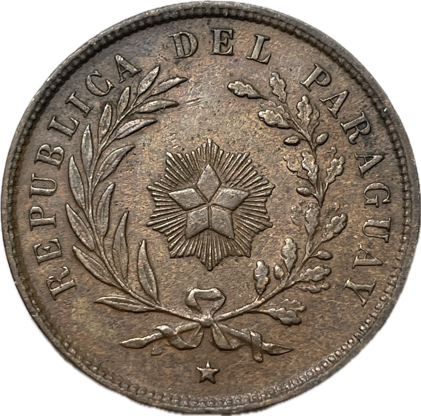 Paraguay - 1870 - 1 Cetésimo - Sin Circular