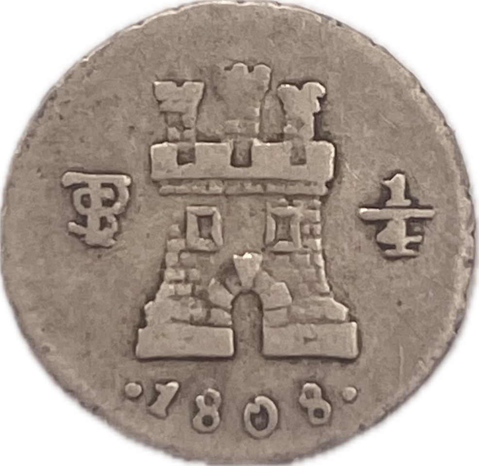 España Colonial - 1808 - Potosí - 1/4 Real