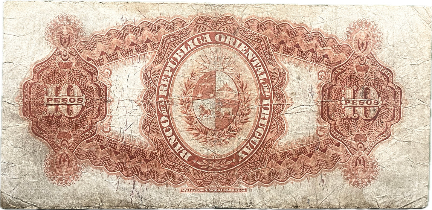 Uruguay - 1914 - 10 Pesos 4.V.2