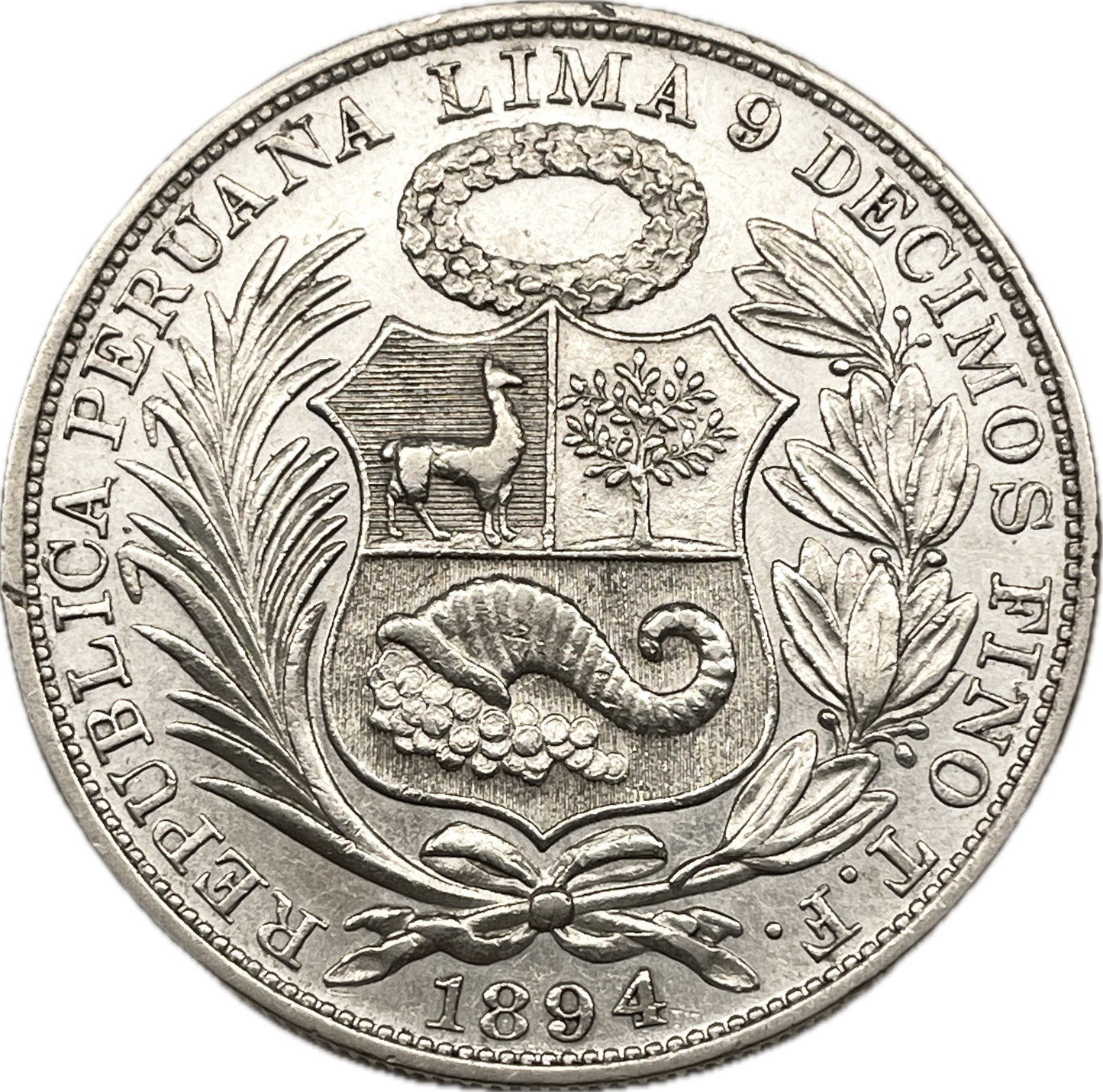 Perú - 1894 - 1 Sol