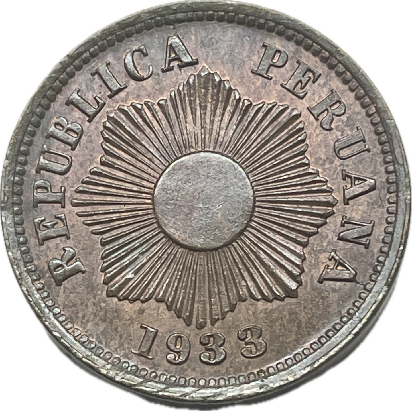 Perú - 1933 - Un Centavo