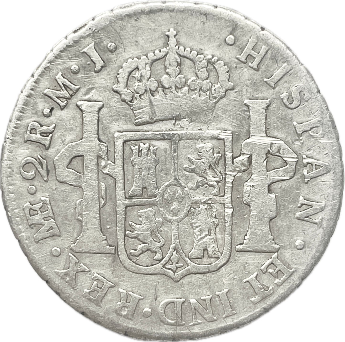 España Colonial - 1777 - Lima - 2 Reales