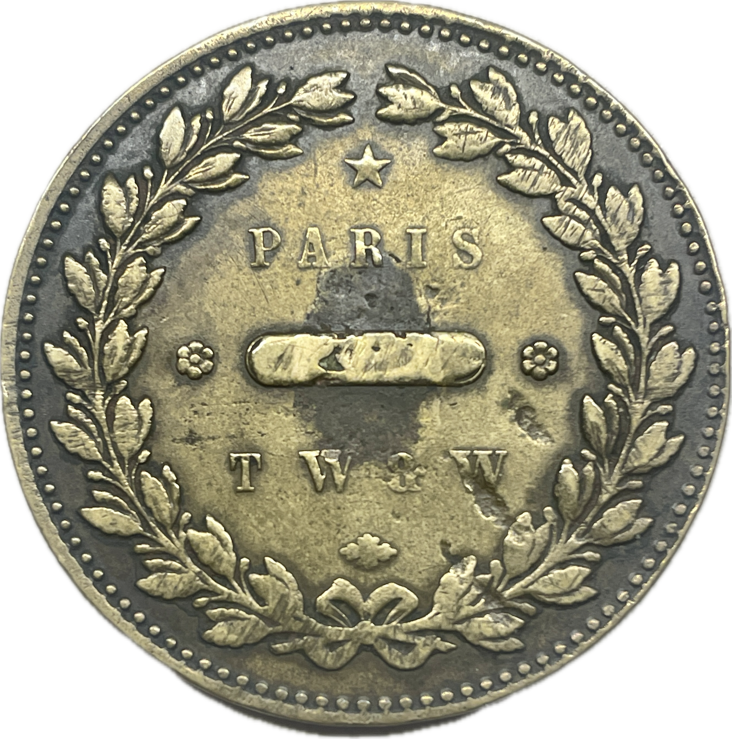 Botón Gauchesco - París - 8 Reales Españoles 1805