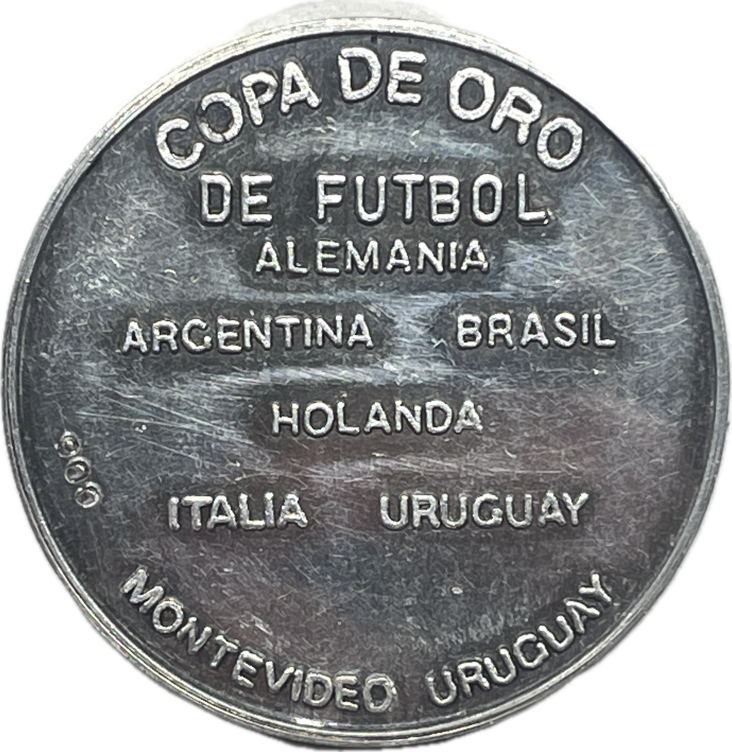 Uruguay - 1980 - Montevideo - Medalla "Copa de Oro de Futbol" - Plata