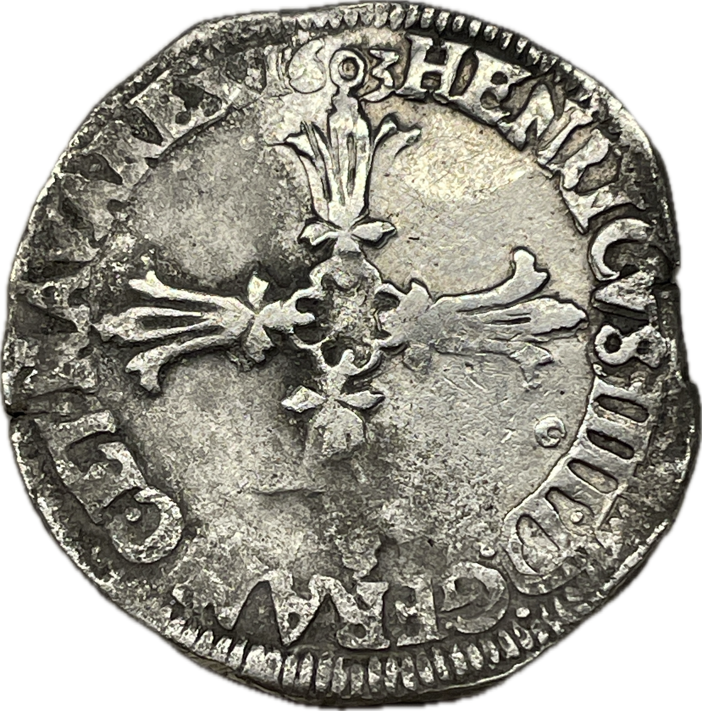 Francia - 1603 - 1/4 Écu