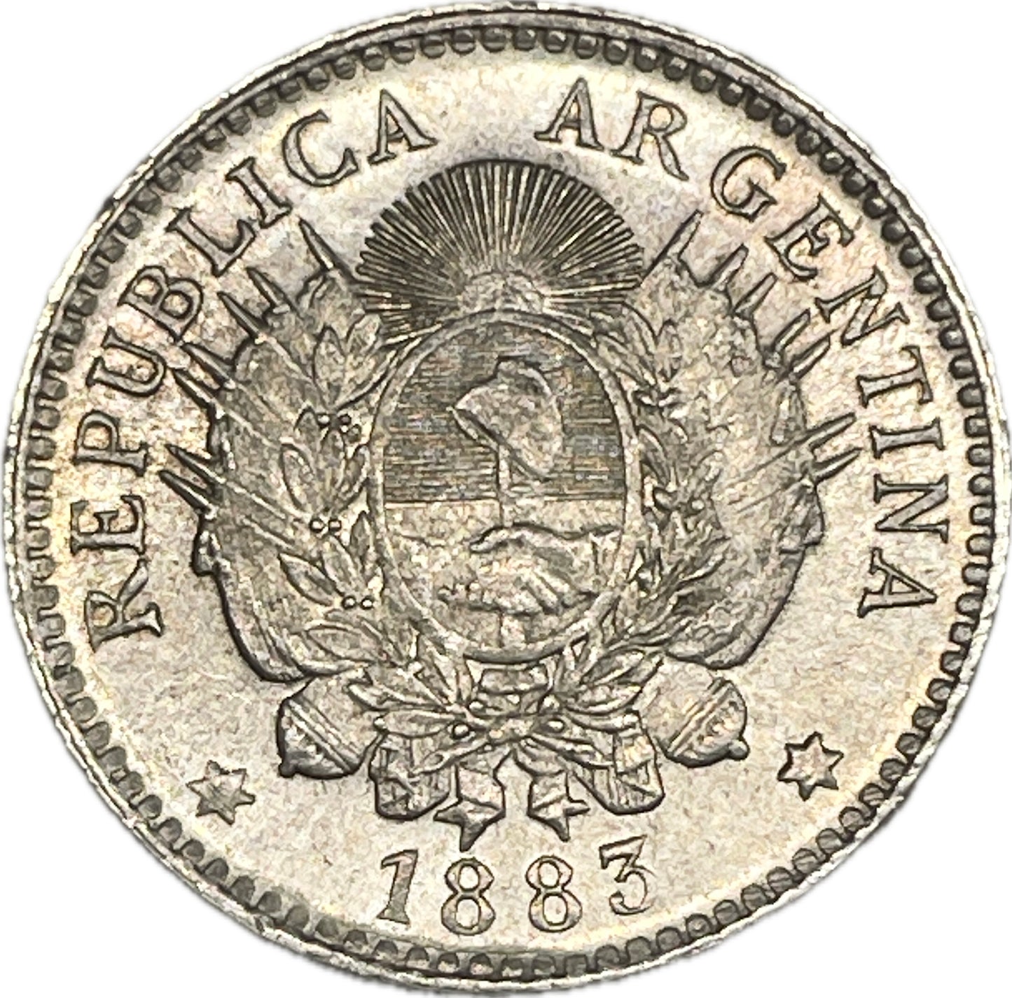 Argentina - 1883 - 10 Centavos - Sin Circular
