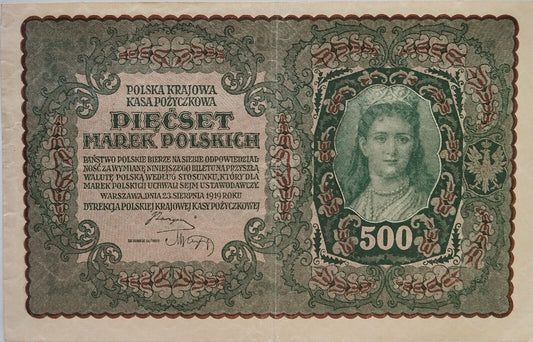 Polonia - 1919 - 500 Marek