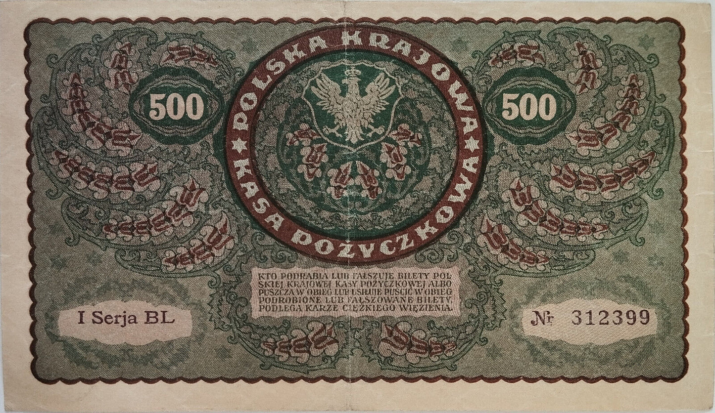 Polonia - 1919 - 500 Marek