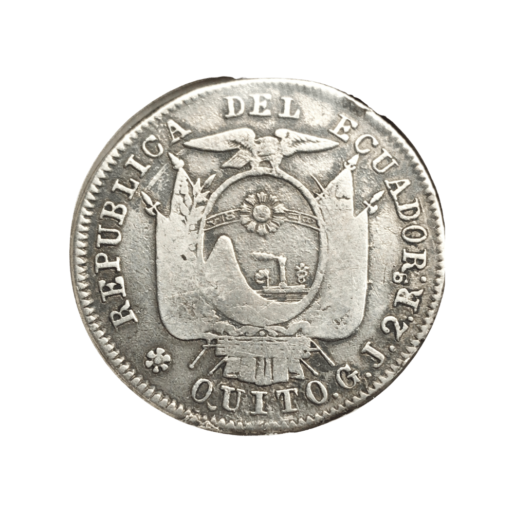 Ecuador - 1851 - 2 Reales