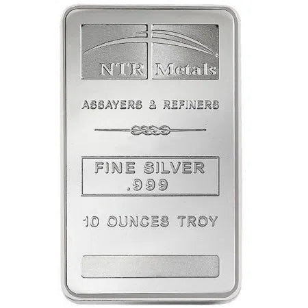 Lingote de Plata - 10 onzas - NTR Metals