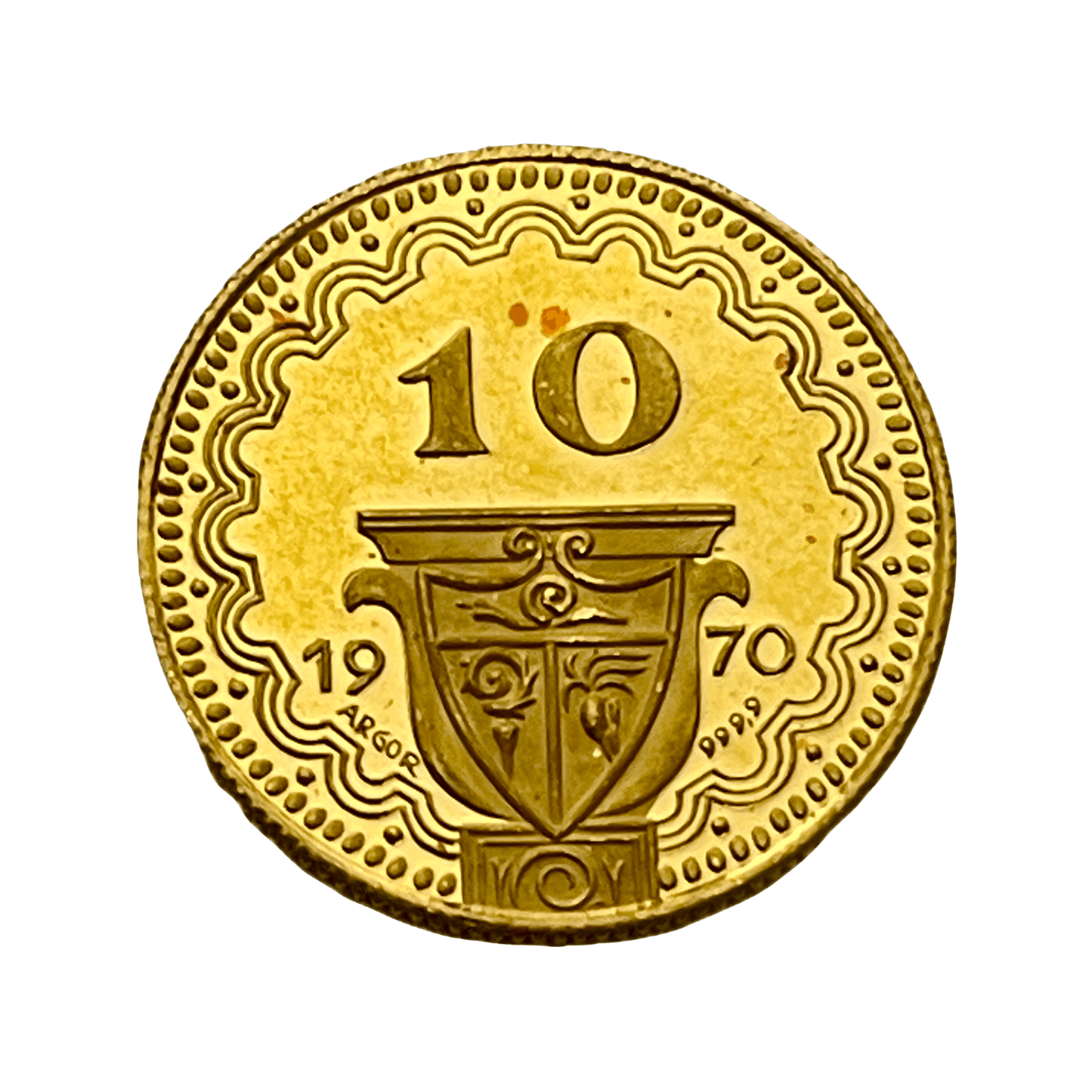 MO_ Italia - 10 Francos Medalla Monetaria