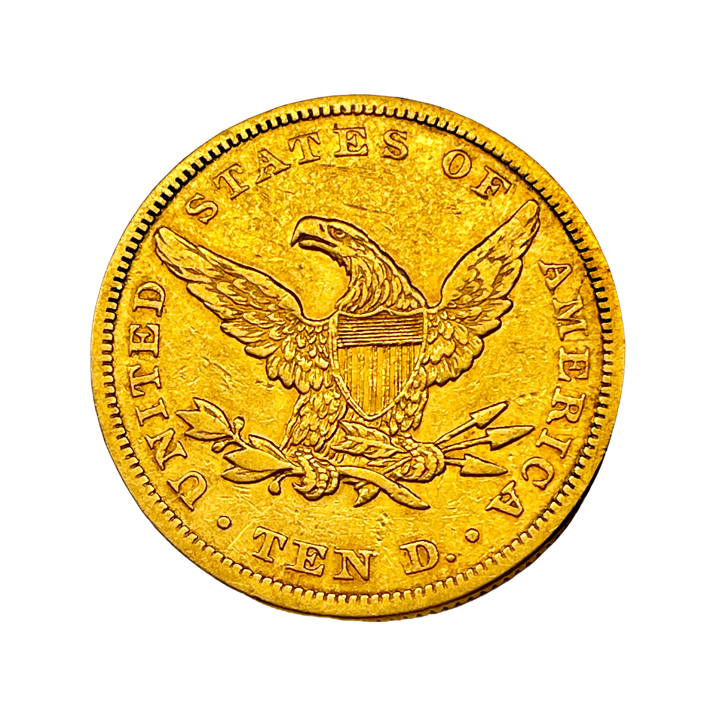 MO_ Estados Unidos - 10 Dólares 1860