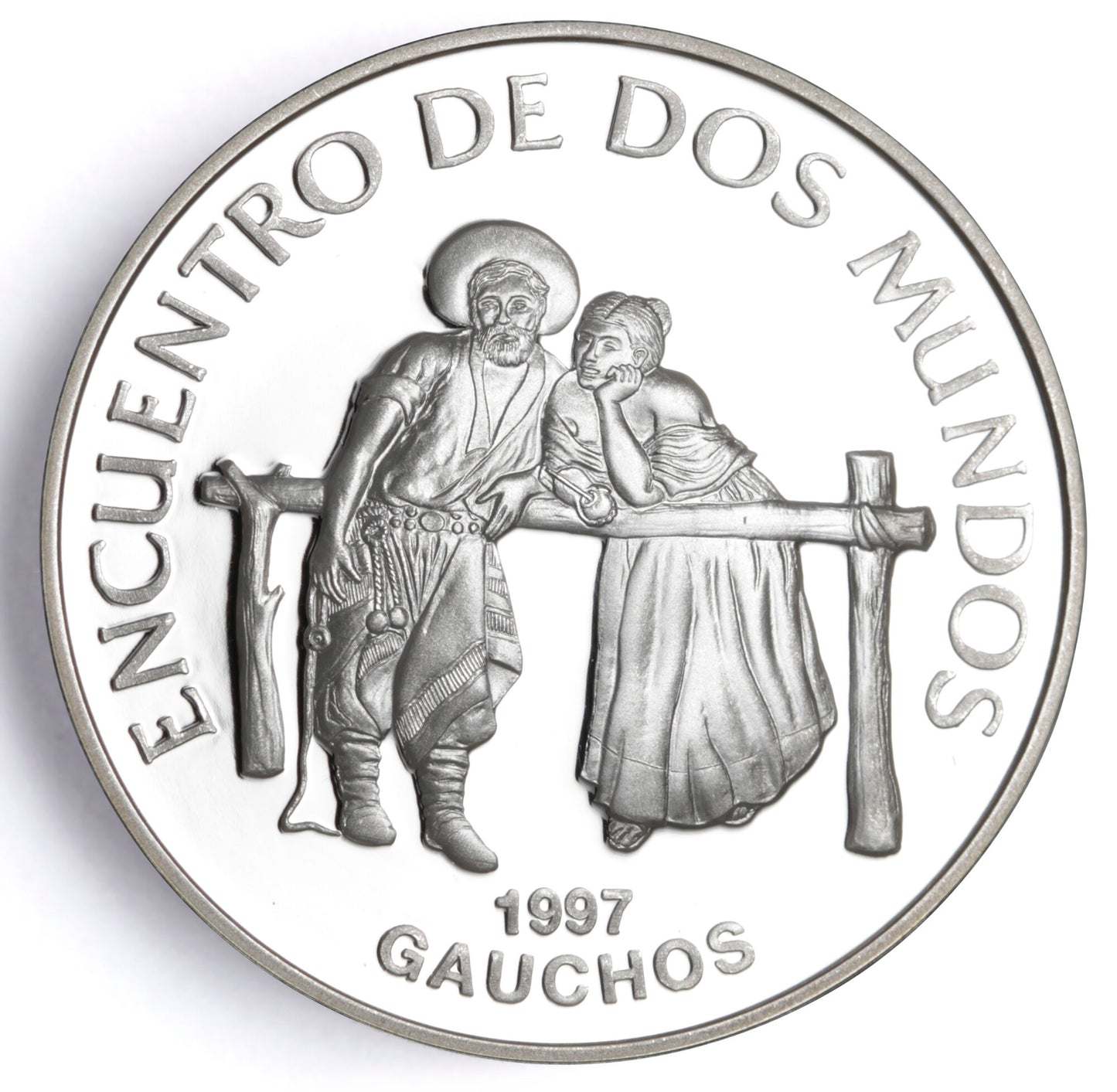 Uruguay - 1997 - 250 Pesos - Encuentro de Dos Mundos - Gauchos