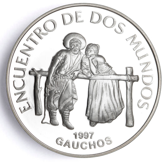 Uruguay - 1997 - 250 Pesos - Encuentro de Dos Mundos - Gauchos