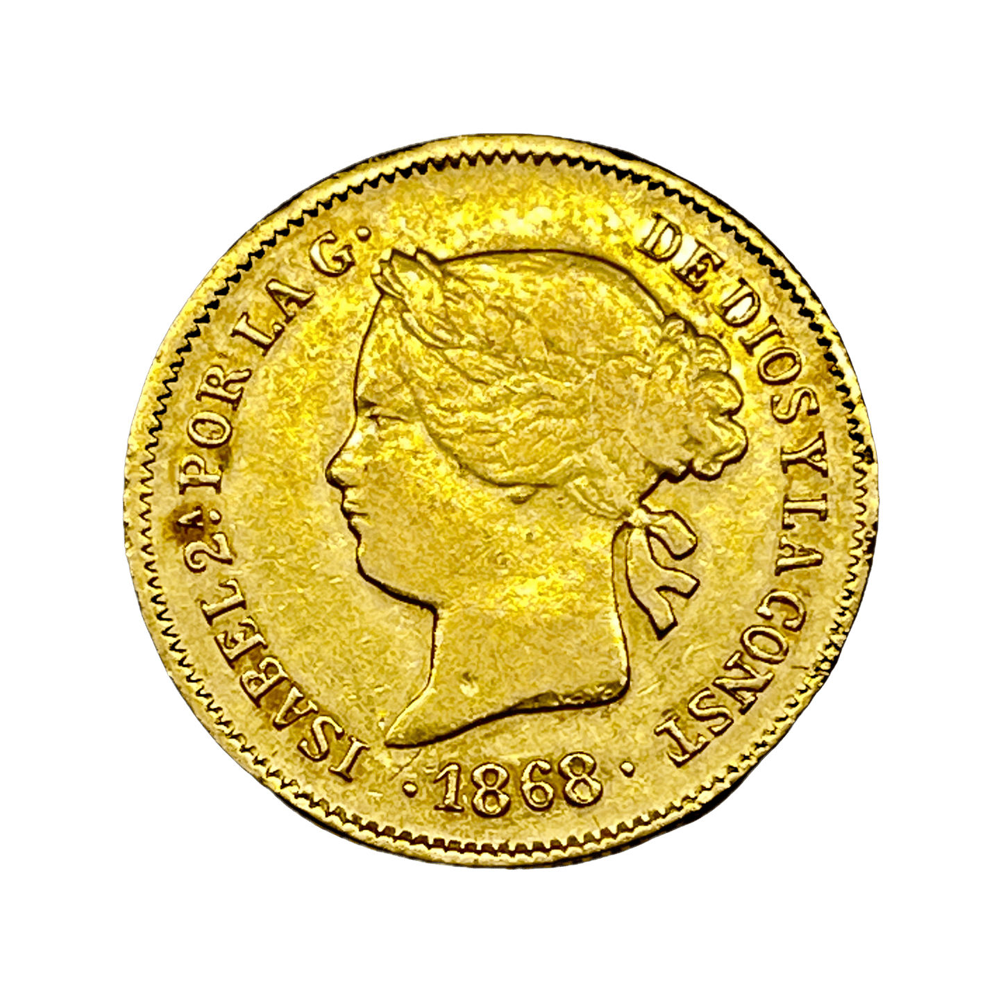 MO_ Filipinas - 1 Peso 1868