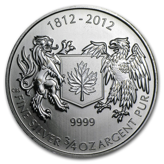 Canadá - 2012 - 3/4 Onza de Plata