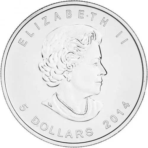 Canadá - 2014 - Onza de Plata - Halcón Peregrino