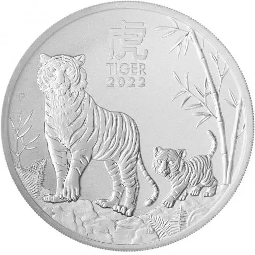 Australia - 2022 - 2 Dólares - 2 Onzas de Plata - "año del tigre"