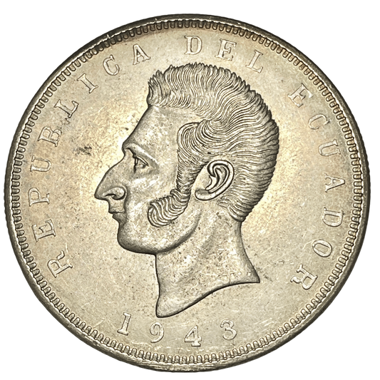 Ecuador - 1943 - 5 Sucres - Sin Circular