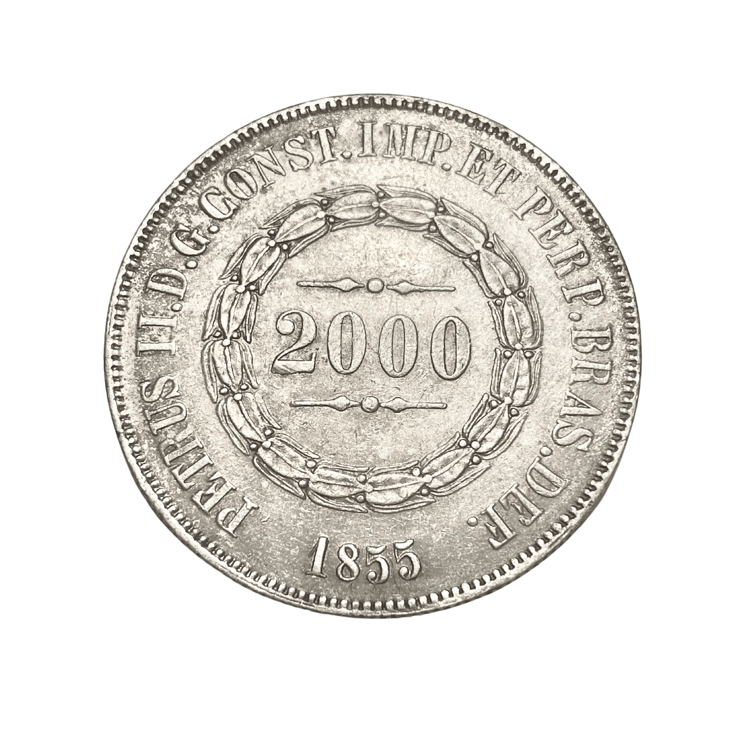 MM_ Brasil - 2000 Reis 1855
