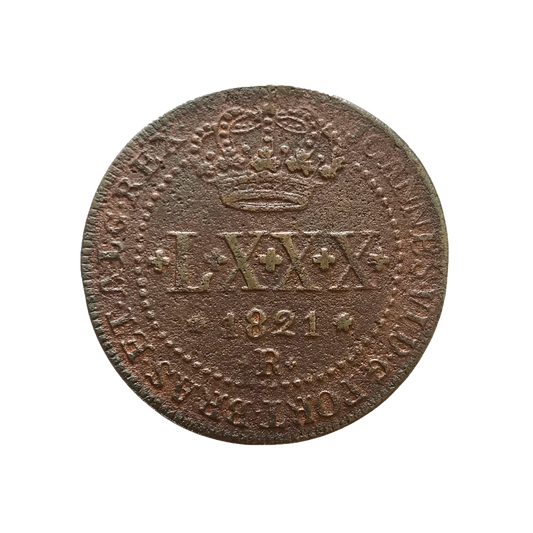 Brasil - 1821 - 80 Reis R