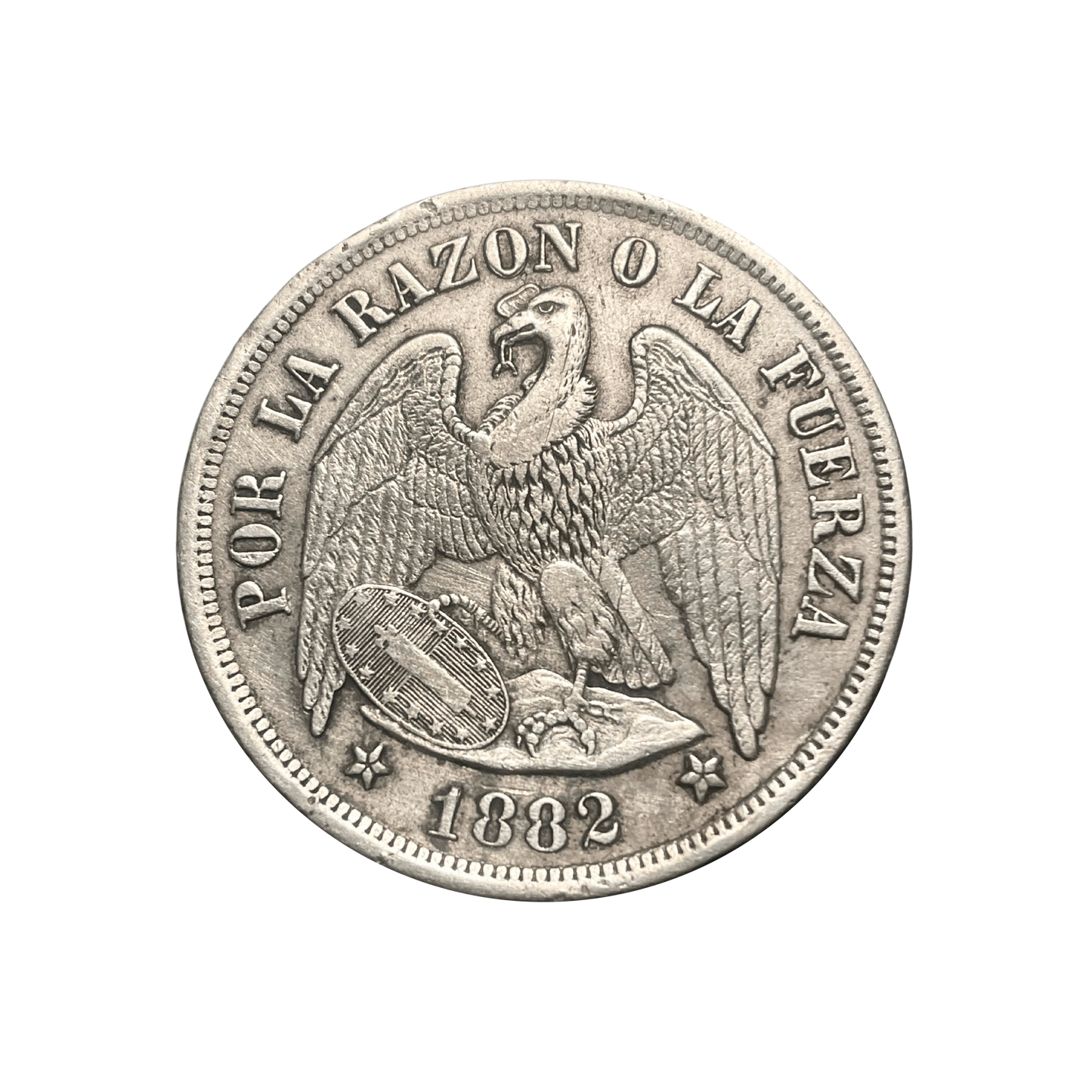 MM_ Chile - 1 Peso 1882