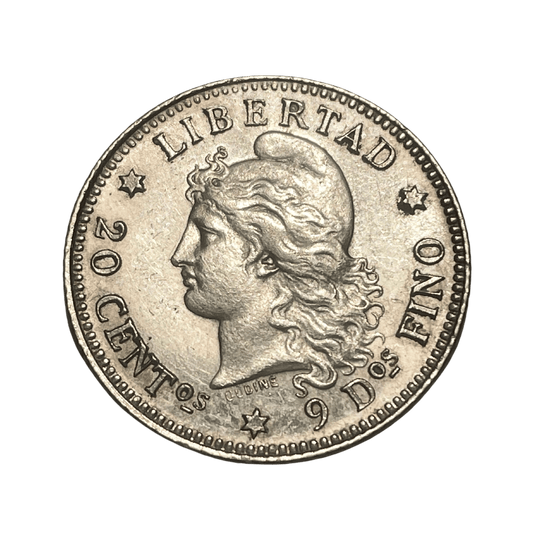 AM_ Argentina - 20 Centavos 1882