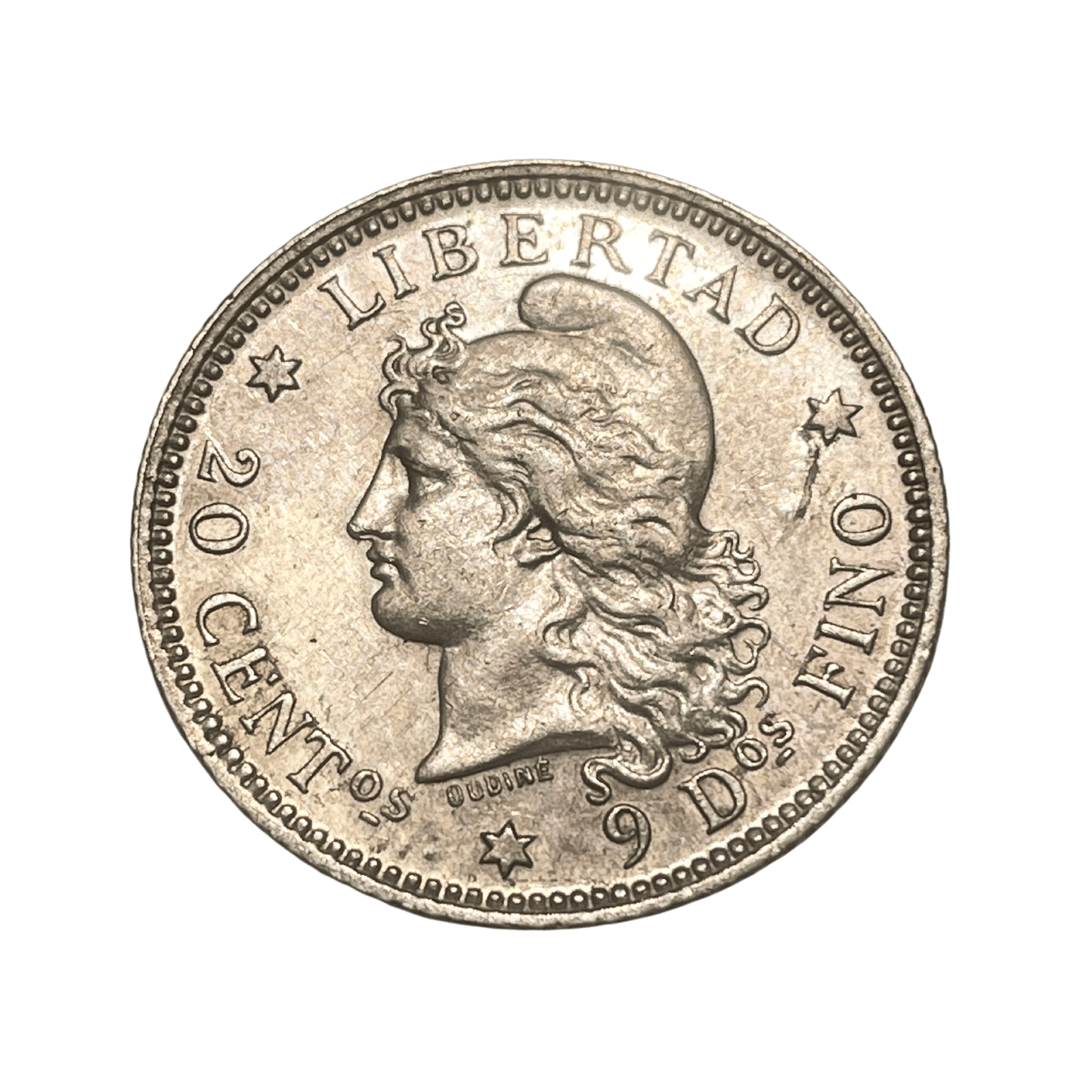 MM_ Argentina - 20 Centavos 1883