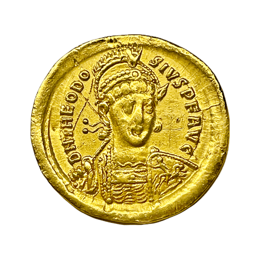 MO_ Antigua Roma - Teodosio - Sólido año 408 al 420