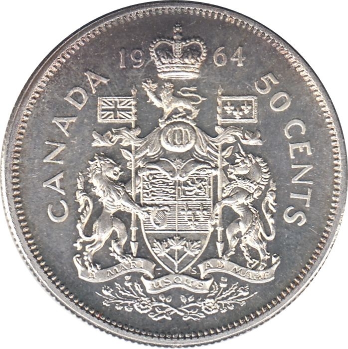 Canadá - 1959 a 1964 - 50 Cents