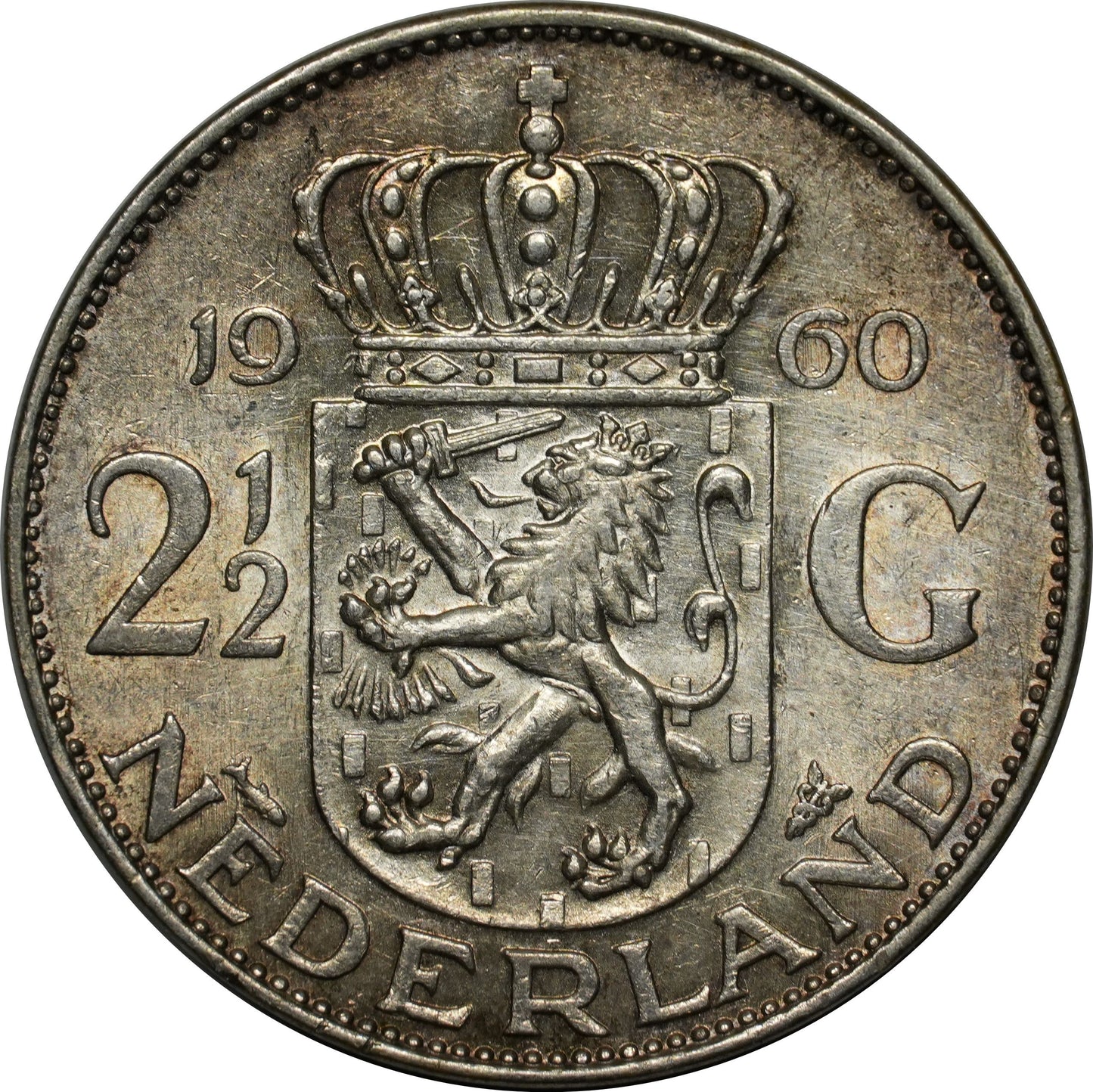 Países Bajos - 1959 a 1966 - 2 y 1/2 Gulden