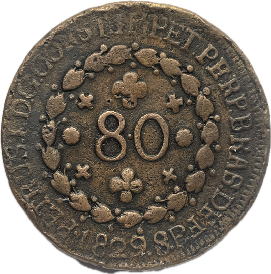 Brasil - 1892 - São Paulo - 80 Reis - 19 T