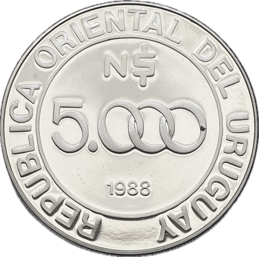 Uruguay - 1988 - N$ 5000 - 8 Presidentes