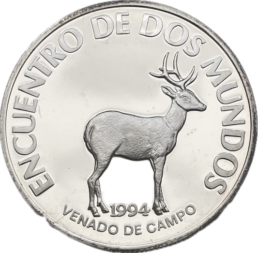 Uruguay - 1994 - 200 Pesos - Encuentro de Dos Mundos "Venado de Campo"