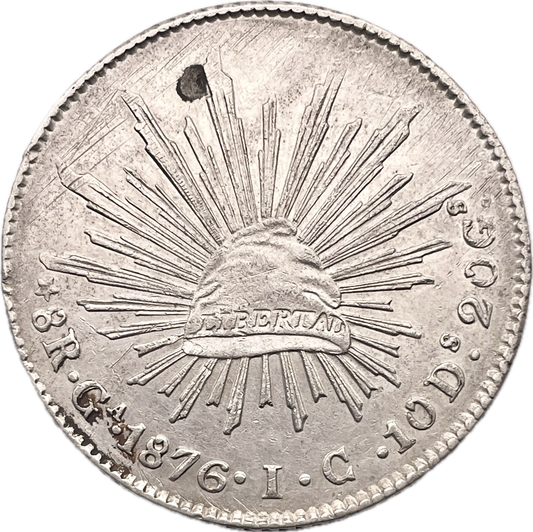 México - 1876 - 8 Reales GA