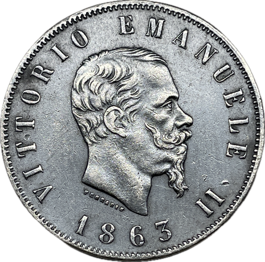 ME_ Italia - 2 Liras - 1863 N