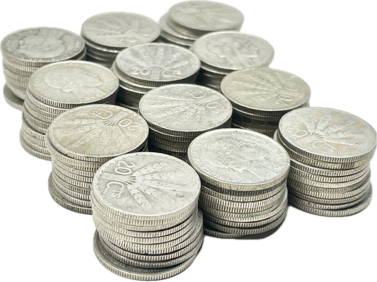 ½ Kilo monedas de Plata - Uruguay - 20 Cent -  1942