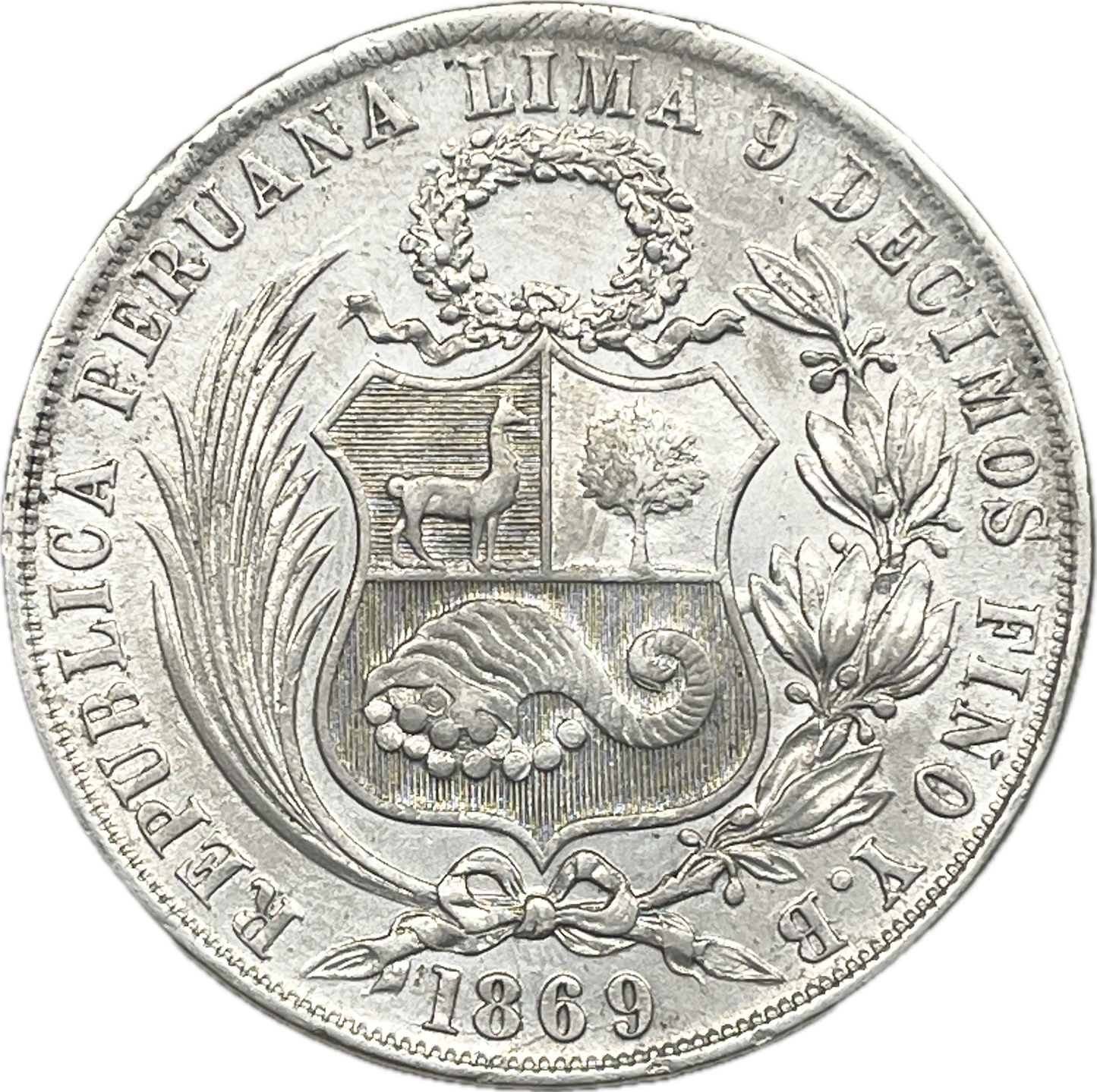 AM_ Perú - 1 Sol - 1869