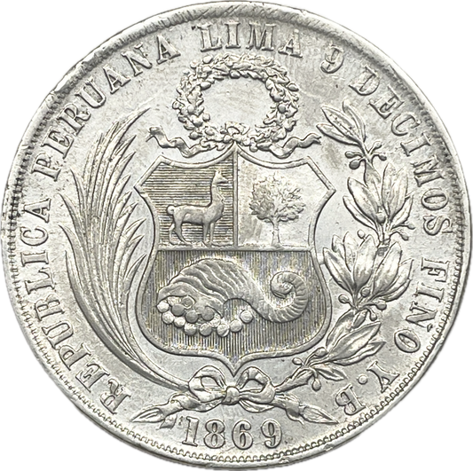 AM_ Perú - 1 Sol - 1869