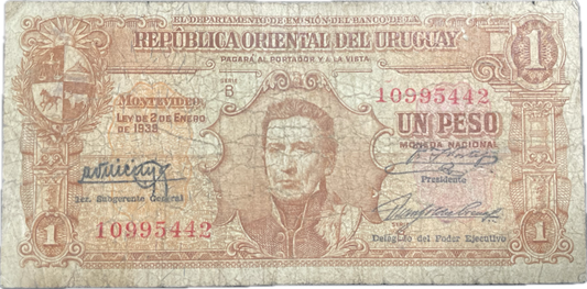 Uruguay - 1939 - 1 Peso - 10.III.11