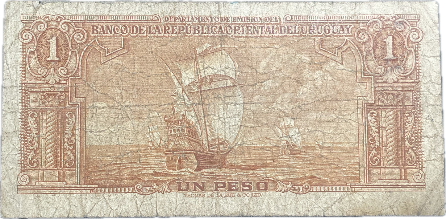 Uruguay - 1939 - 1 Peso - 10.III.11