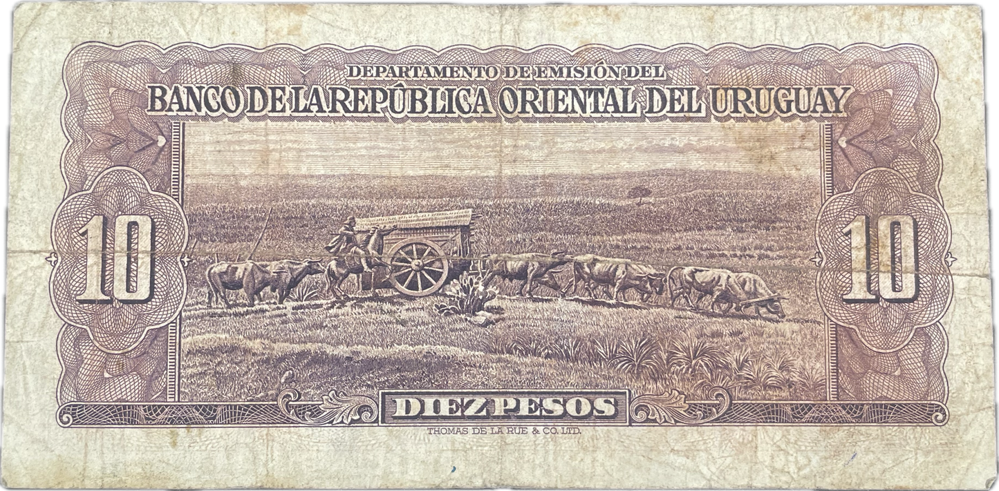 Uruguay - 1939 - 10 Pesos - 10.V.14