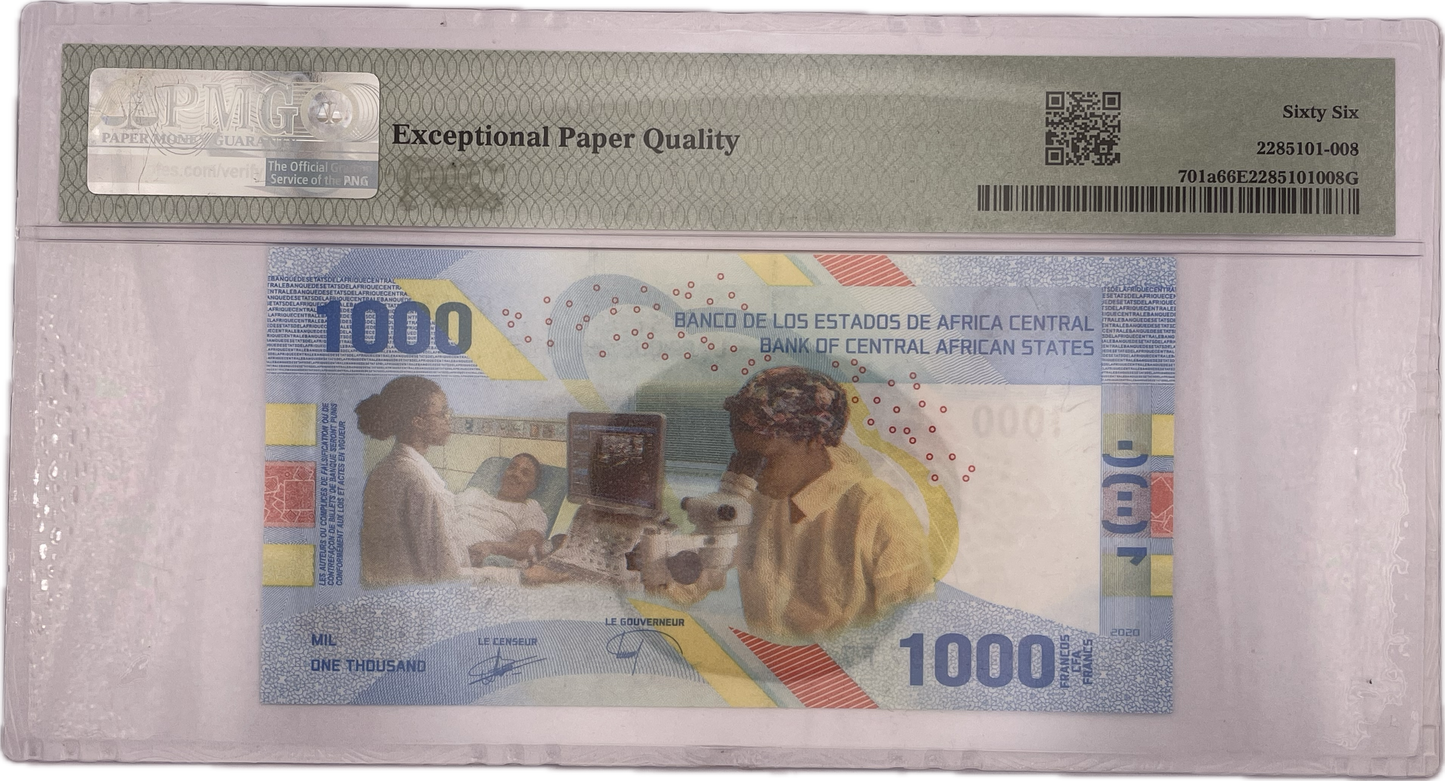 Estados de Africa Central - 2020 - 1000 Francos