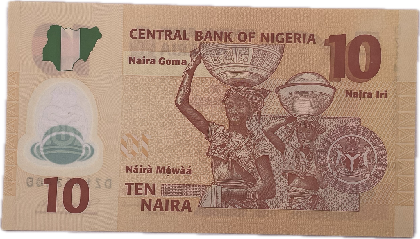 Nigeria - 2011 - 10 Naira - Sin Circular