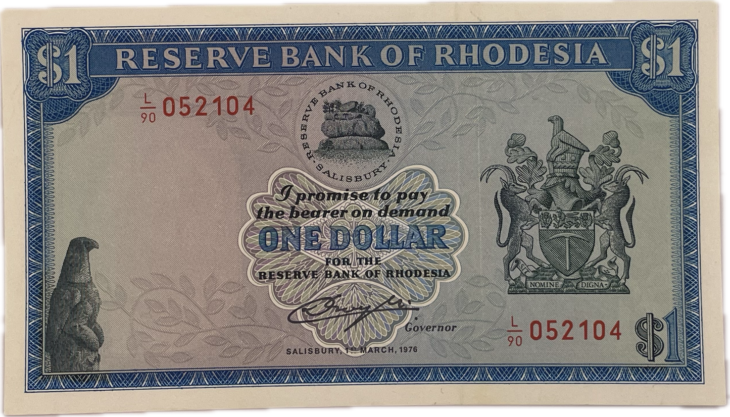 Rodesia - 1976 - 1 Dólar - Sin Circular