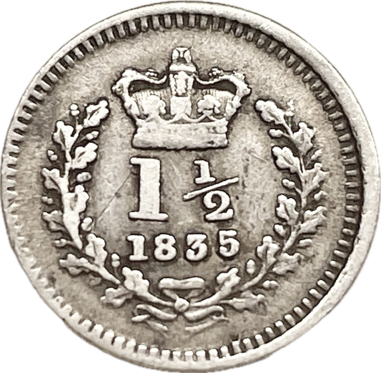 ME_ Gran Bretaña - 1 1/2 Pence - 1835