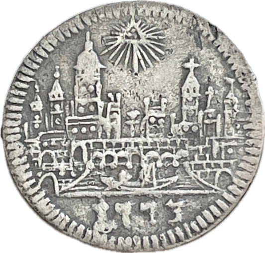 ME_ Alemania, Frankfurt - 1 Kreuzer - 1773