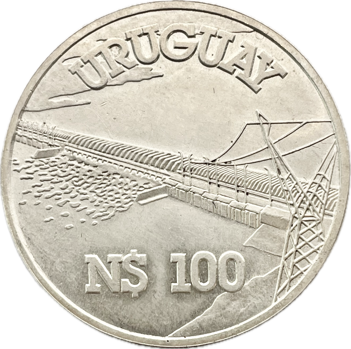 Uruguay - 1981 - N$ 100 - Represa de Salto Grande